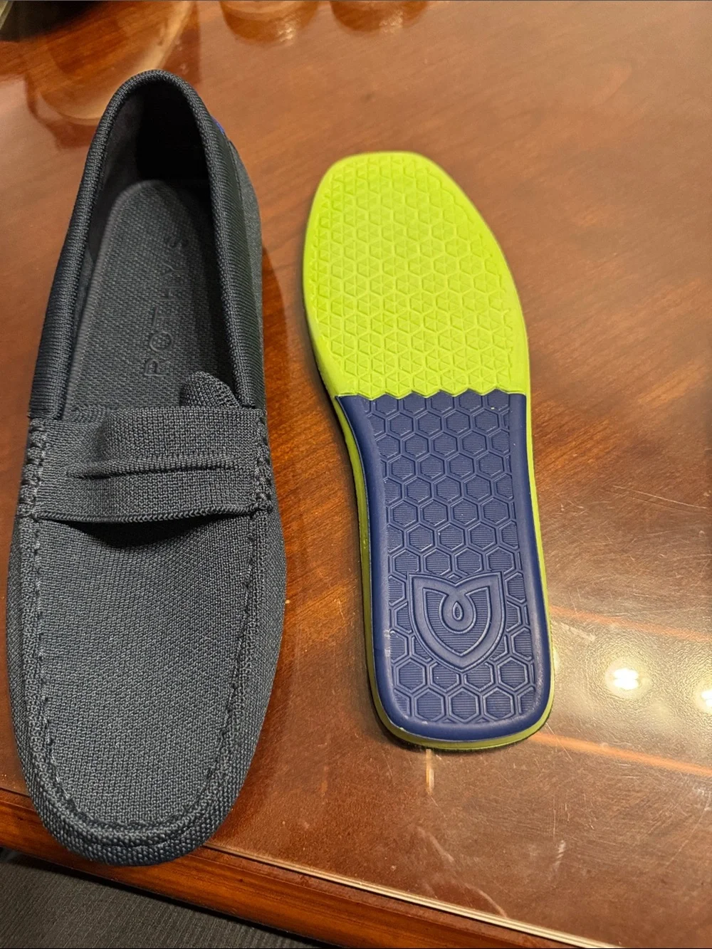 Rothy's Men's Slip-On Loafers in Dark Navy